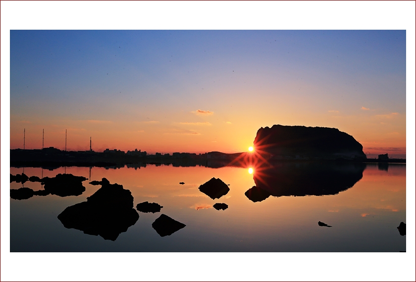 일출봉 일출 오조리.JPG