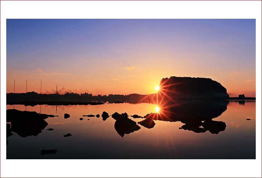 일출봉 일출 오조리1.JPG
